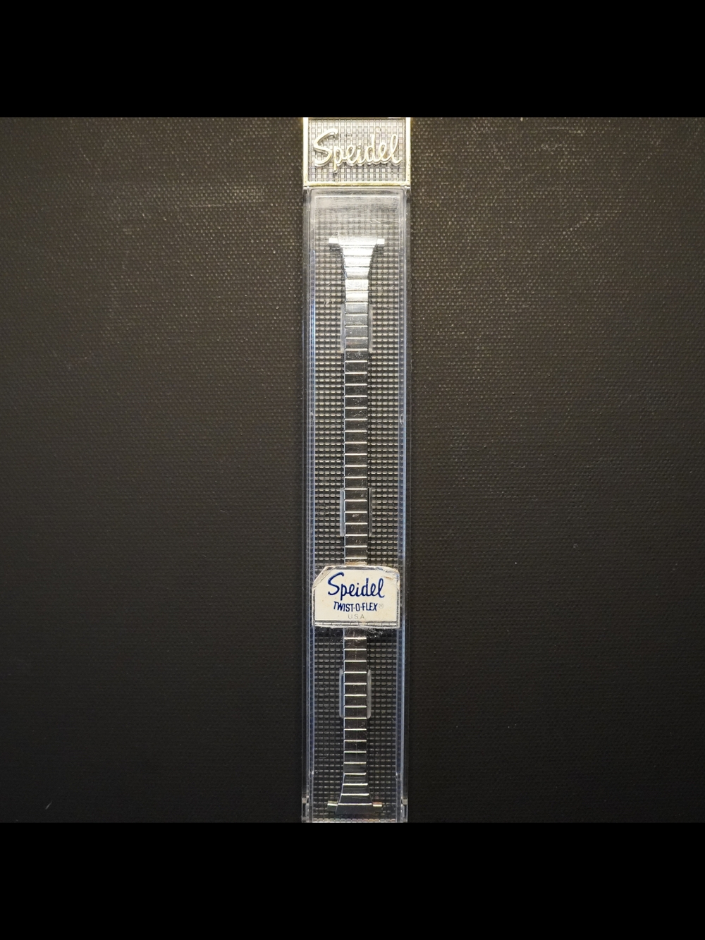 NOS Speidel Twist-O-Flex USA Gold Tone Expansion Watch Band 10mm to 14mm